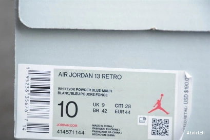 BLUE” POWDER AIR 414571-144 JORDAN 13 “DARK 0926